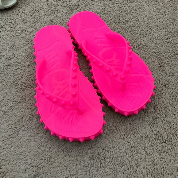 Christian Louboutin Super Loubi Flip Flip-flops - Rubber - Pinup - Women - Picture 3 of 7